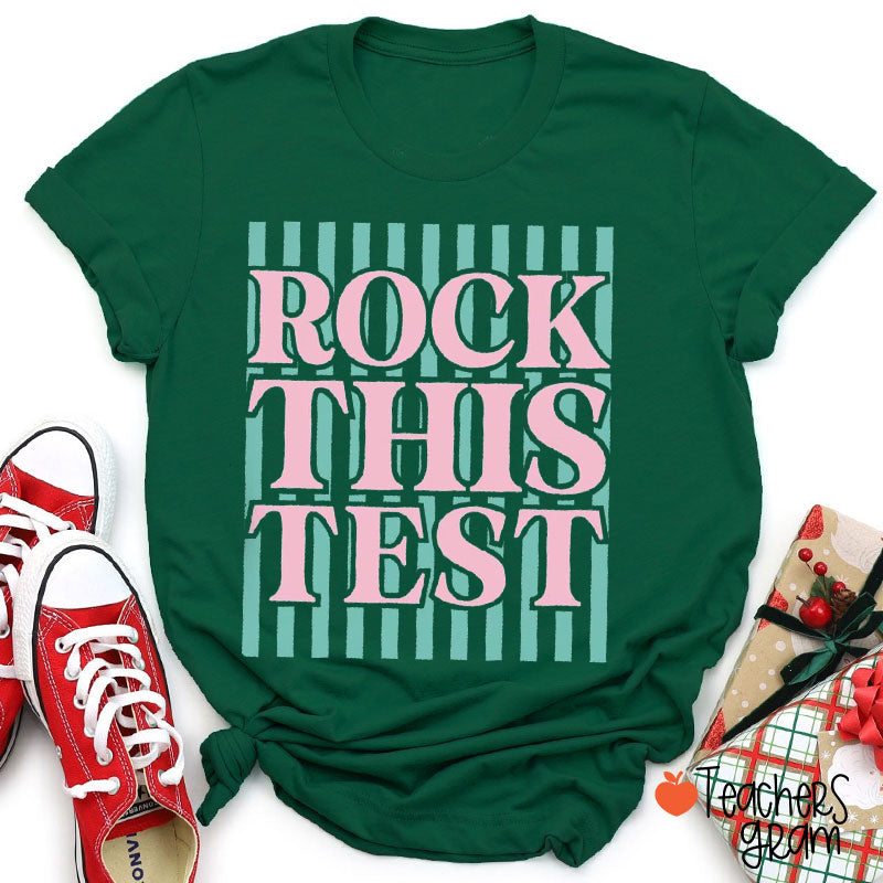 Personalized Test Day Motivational Teacher T-Shirt