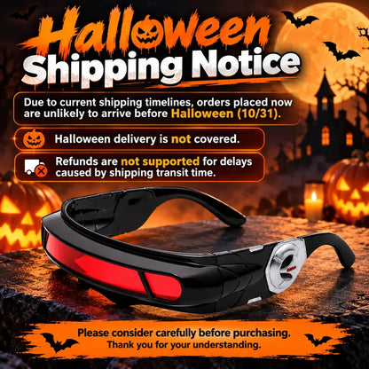 Futuristic Cyclops Visor Sunglasses – Cyberpunk Cosplay Party & Festival Eyewear