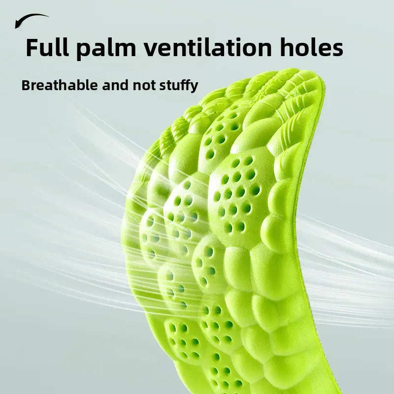Unisex Height-Increasing Insoles – Shock-Absorbing Memory Foam Shoe Inserts with High Arch Support, Breathable & Odor-Resistant for Sports and Everyday Use