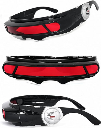 Futuristic Cyclops Visor Sunglasses – Cyberpunk Cosplay Party & Festival Eyewear