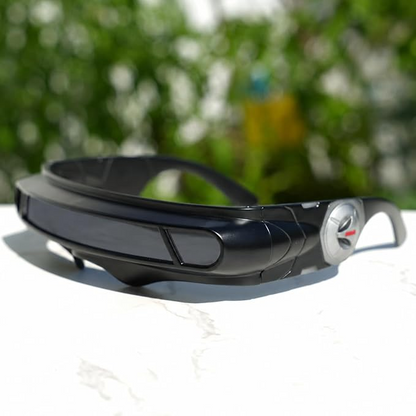 Futuristic Cyclops Visor Sunglasses – Cyberpunk Cosplay Party & Festival Eyewear